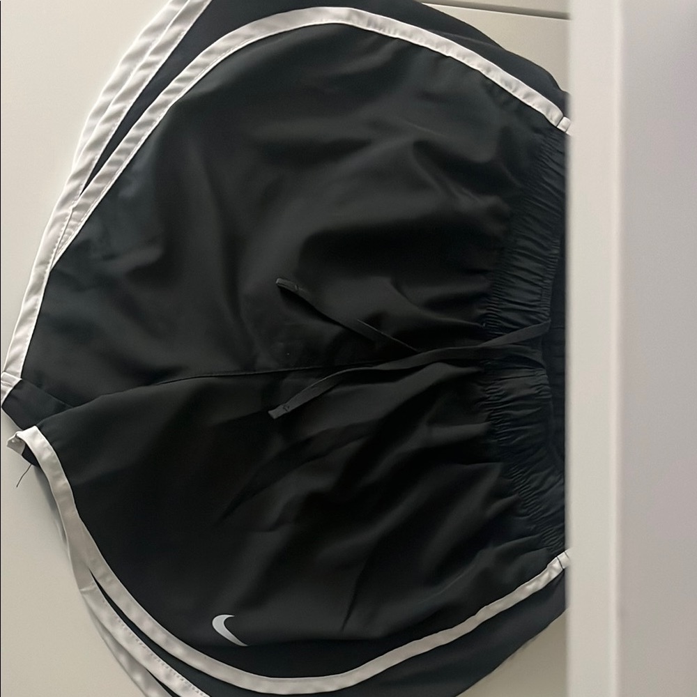 Nike Black and White Athletic Shorts